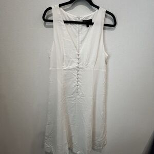 Banana Republic White Midi Dress